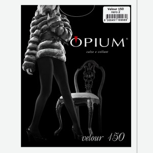 Колготки OPIUM Velour 150 - Nero 2