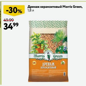 Дренаж керамзитовый Morris Green, 1,8 л