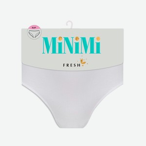 Трусы женские MINIMI MF222 Slip - Bianco, без дизайна, 44