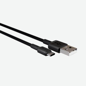 Дата-кабель USB 2A More choice K14a, 1м, для Type-C, черный