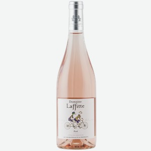 Вино Кот де Гасконь ДОМЕН ЛАФФИТ Розе розовое, сухое, 0.75л