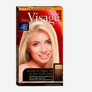 VISAGE COLOR HAIR FASHION Осветляющий крем для волос Bleaching cream 02