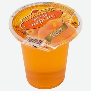  Желе персиковое с соком персика Аппетиссимо, 150 г