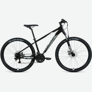 Велосипед FORWARD Apache 27,5 2.2 D (2022), горный (взрослый), рама 17 , колеса 27.5 , черный/серый, 13.76кг [rbk22fw27311]