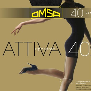 Колготки женские OMSA Attiva 40den nero 2, Сербия