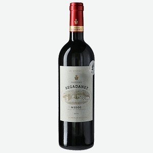 Вино Chateau Begadanet Medoc, красное сухое, 0,75 л, Франция