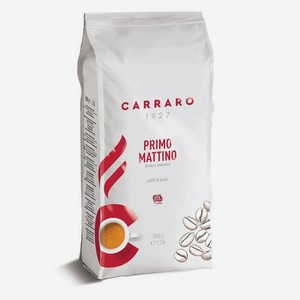 Кофе в зернах Carraro Primo Mattino 1kg 8000604001092