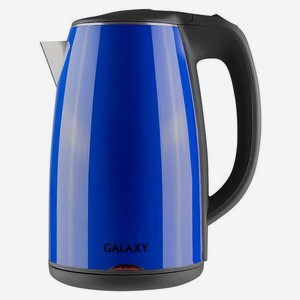 Чайник электрический GALAXY GL 0307, 2000Вт, синий и черный