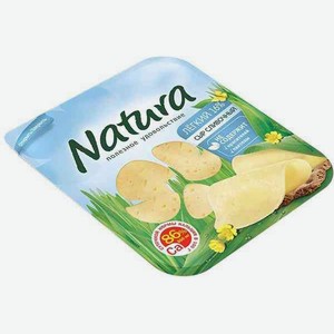 Сыр Natura Сливочный Легкий 30%, нарезка, 150 г