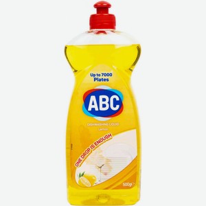 Жидкое средство для мытья посуды ABC Лимон, 500 мл