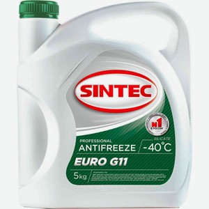 Антифриз SINTEC Euro G11, 5 кг