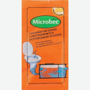 Препарат для биоразложения септиков и дачных туалетов Microbec Ultra, 25 г