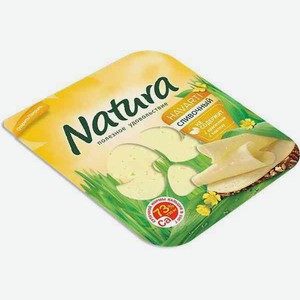 Сыр полутвердый Natura Сливочный 45%, нарезка, 300 г