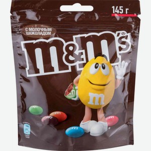 Драже M&M s с молочным шоколадом, 145 г