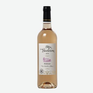 Вино Chateau Bouchereau de Bordeaux розовое сухое, 0.75л