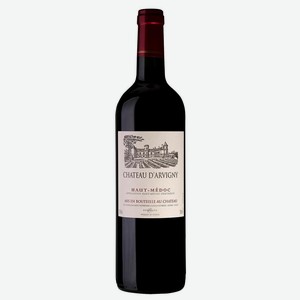 Вино Chateau d Arvigny,Haut-Medoc AOC Cru Bourgeois красное сухое, 0.75л