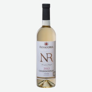 Вино Fanagoria NR Шардоне белое сухое, 0.75л