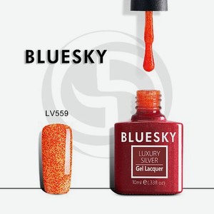 BLUESKY Гель-лак Luxury Silver Смузи