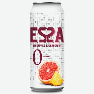 Пивной напиток Essa б/алк 0.45 л ананас грейпфрут ж/б