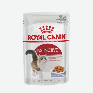 Корм влажный Royal Canin Instinctive желе для кошек от 1 года, 85г