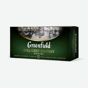Чай Гринфилд Эрл Грей с ароматом бергамота 25 пак.