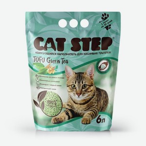 Наполнитель для кошачьих туалетов Cat Step Tofu Green Tea 6L