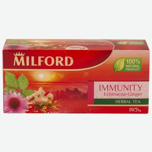 Напиток чайный Milford Immunity эхинацея - имбирь 20пак