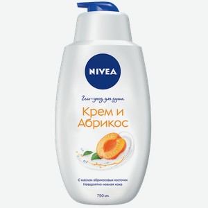 Крем-гель для душа NIVEA® Молоко и абрикос, 750мл