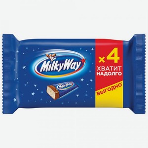  Шоколадный батончик Milky way, 4 шт. по 26 г