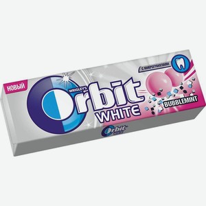 Жевательная резинка Orbit White Bubblemint, 14 г