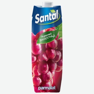 Напиток сокосодержащий Santal Красный виноград, 1 л, тетрапак