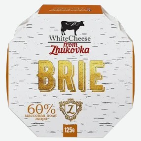 Сыр 60% Brie WhiteCheese from Zhukovka, 125 г