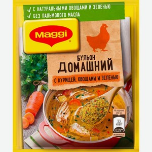 Бульон Магги Домашний с курицей овощами и зеленью, 100 г