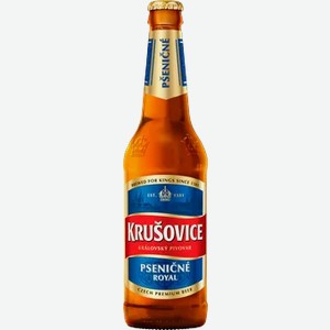 Пивной напиток Krušovice Пшеничный нефильтрованный 4,7%, 0,45л