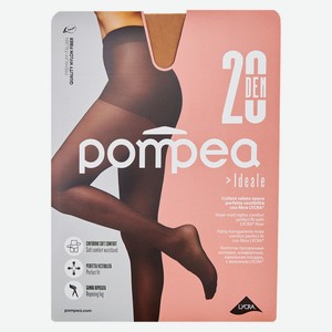Колготки женские Pompea CL 20 IDEALE - polvere dorata, Без дизайна, 4