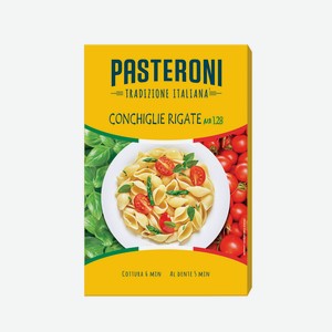 Макаронные изделия Pasteroni Conchiglie Rigate N128 400г