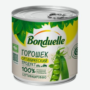 Горошек зеленый Бондюэль Organic 400 г
