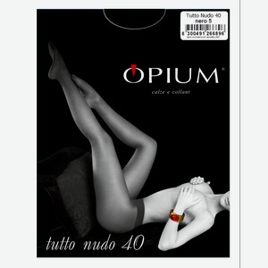 Колготки Opium Tutto Nudo 40den - Nero, Без дизайна, 5