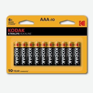 Батарейки Kodak xtralife lr03-8+2bl