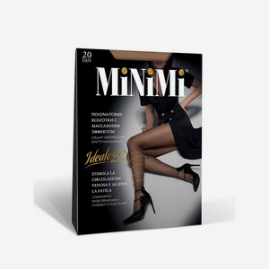 Колготки женские MINIMI IDEALE 20 утяжка по ноге - Caramello, Без дизайна, 3