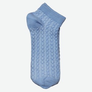 Носки женские Master 95050 рельефная косичка - Голубой, рельефные, 25