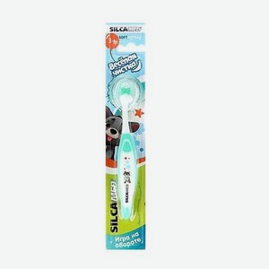SILCAMED Детская зубная щетка мягкая Soft Веселая чистка 3+