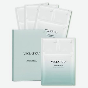 VECLAT OU  Трехэтапная тканевая маска для лица с витамином С и гиалуроновой кислотой