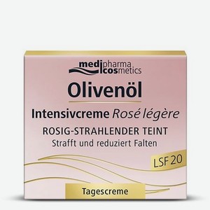 MEDIPHARMA COSMETICS Olivenol крем для лица интенсив Роза дневной легкий LSF 20