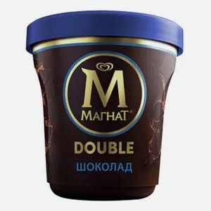 Мороженое сливочное Магнат Double шоколад пинта 310 г