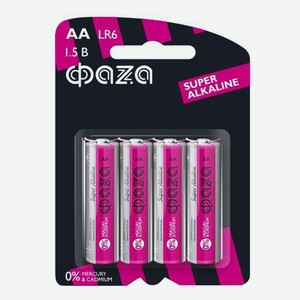 Батарейки Фаza Super Alkaline BL-4 LR6 4 шт