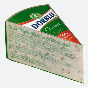 Сыр мягкий Dorblu Classic с голубой плесенью 50% БЗМЖ 100 г