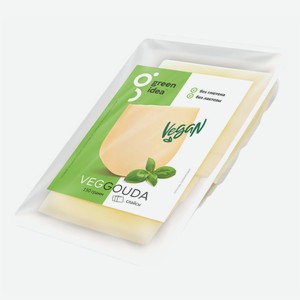 Растительный аналог сыра Green Idea Гауда нарезка 150 г