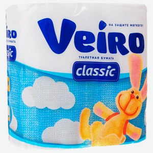 Туалетная бумага Viero Classic 4шт 2-х слойная белая