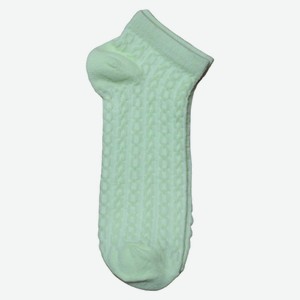 Носки женские Master 95050 рельефная косичка - Зеленый, рельефные, 23
